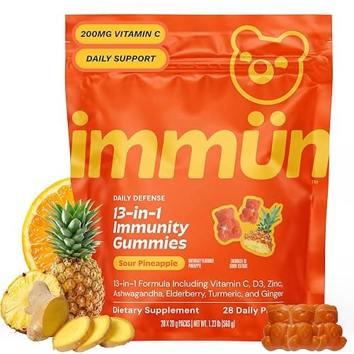 Grüns Immün Immunity Gummies – Sour Pineapple