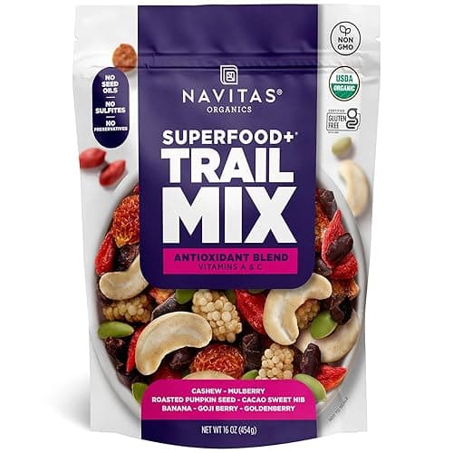 Navitas Organics Trail Mix Antioxidant Blend – Superfood Trail Mix (16 oz)