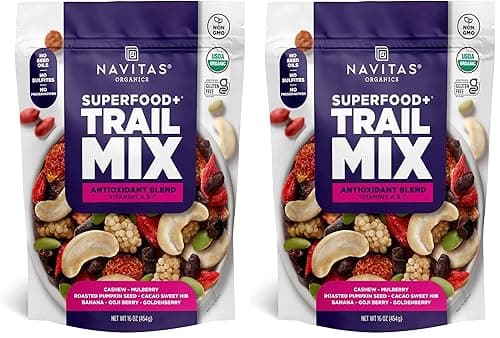 Navitas Organics Trail Mix Antioxidant Blend – Superfood Trail Mix (16 oz: 2 packs)