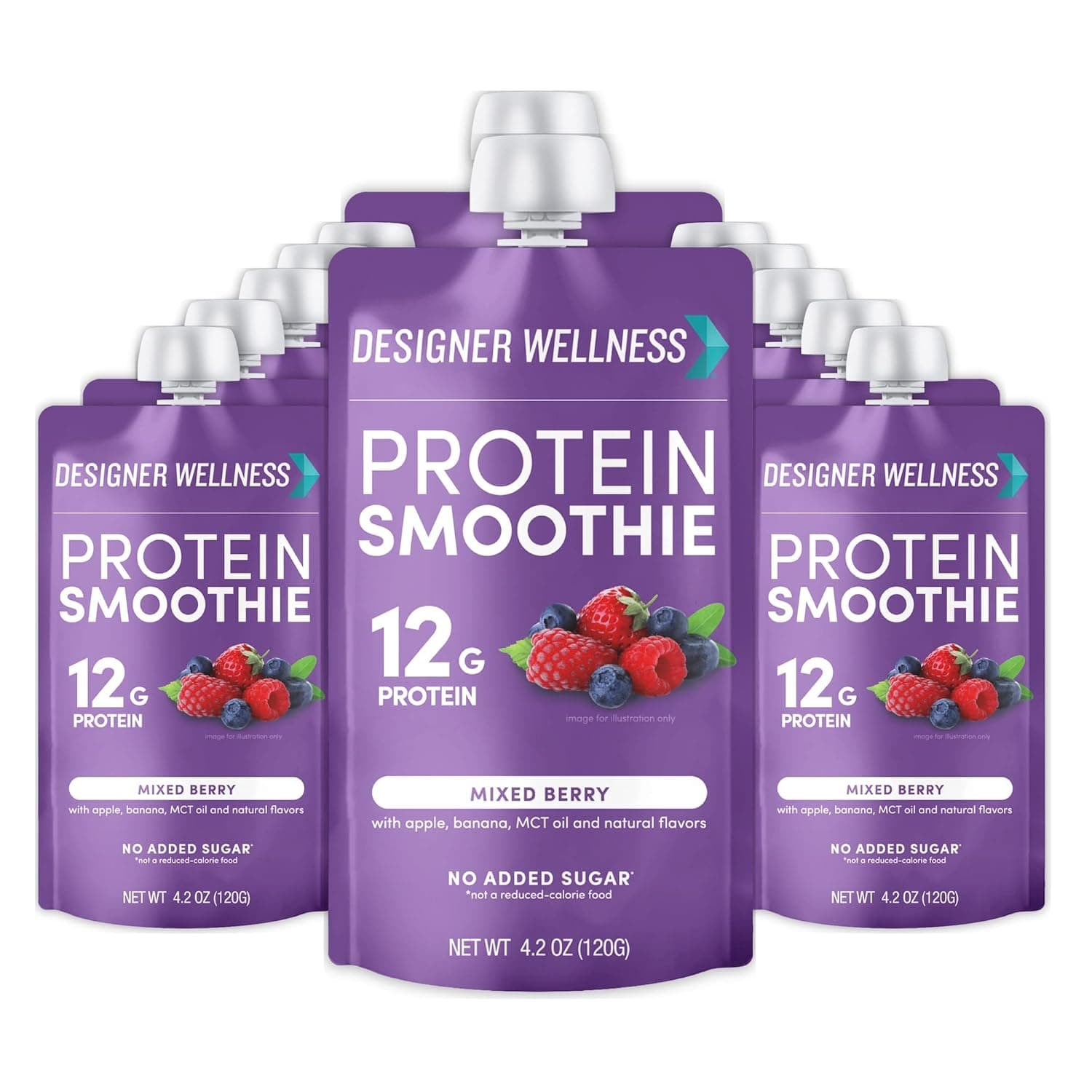 Designer Wellness Protein Smoothie – Mixed Berry