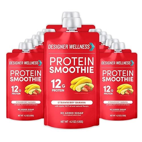 Designer Wellness Protein Smoothie – Strawberry Banana