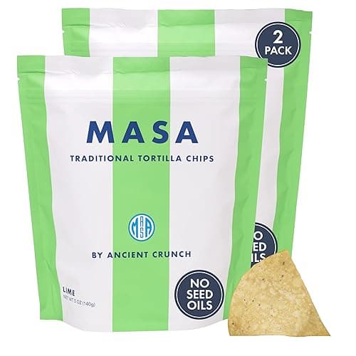 MASA Lime Corn Tortilla Chips – Cooked in Beef Tallow