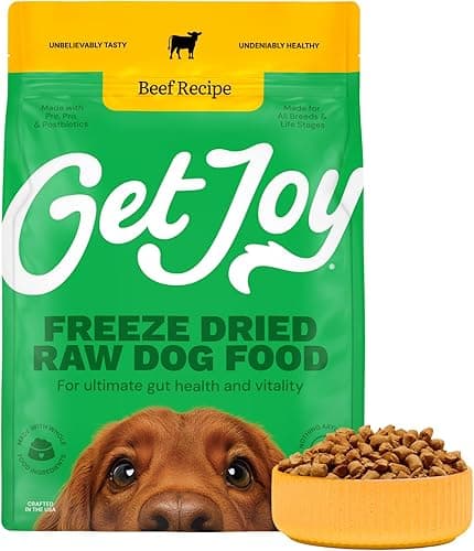 Get Joy Freeze‑Dried Raw Beef Meal, 32 oz