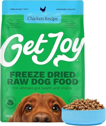 Get Joy Freeze‑Dried Raw Chicken Dog Food, 32 oz