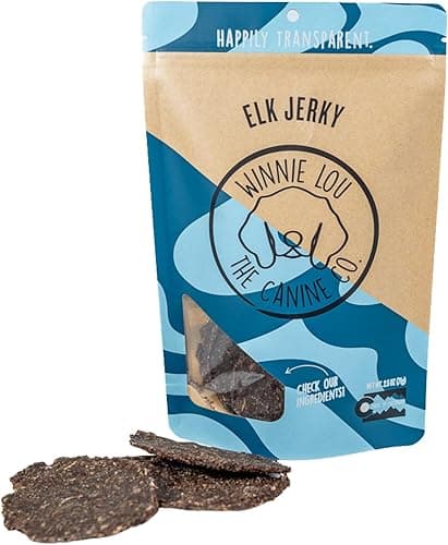 Winnie Lou Elk Jerky Dog Treats – 1 Pack