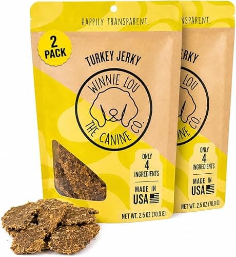 Winnie Lou Turkey Jerky Dog Treats – 2 Pack