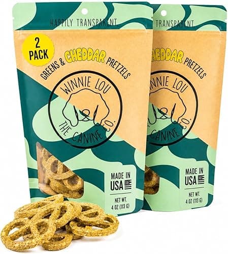 Winnie Lou Organic Greens & Cheddar Pretzels – 2 Pack