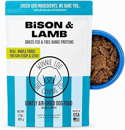 Winnie Lou The Canine Co. Air‑Dried Dog Food – Bison & Lamb
