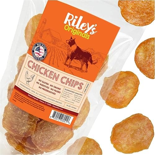 Riley’s Waffles Chicken Chips for Dogs – 6 oz