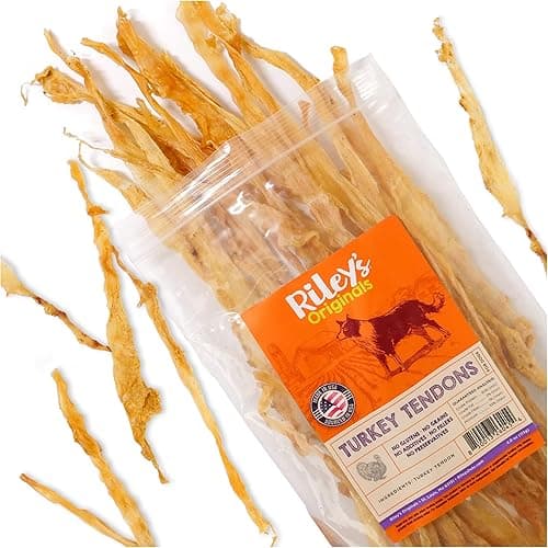 Riley’s Turkey Tendons for Dogs – 4 oz