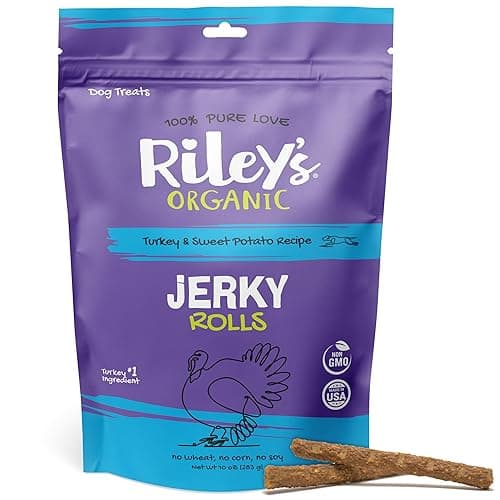 Riley’s Turkey & Sweet Potato Dog Jerky Treats – 10 oz