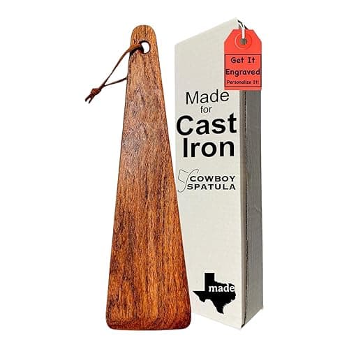 COWBOY SPATULA – Mesquite Wood Spatula (Original – Plain No Personalization)