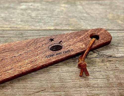 COWBOY SPATULA – Mesquite Wood Spatula (Come and Take It - Skillet)