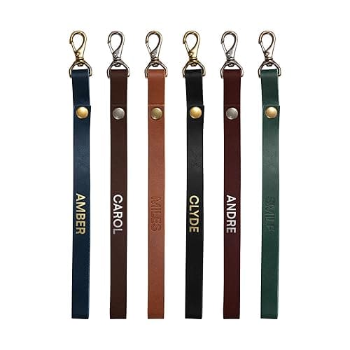  Northwind Personalized Leather Keychain - Wristlet