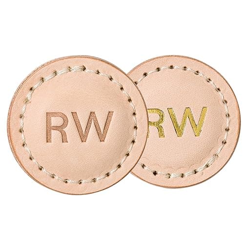 Northwind Personalized Leather Golf Ball Markers (Set of 2)
