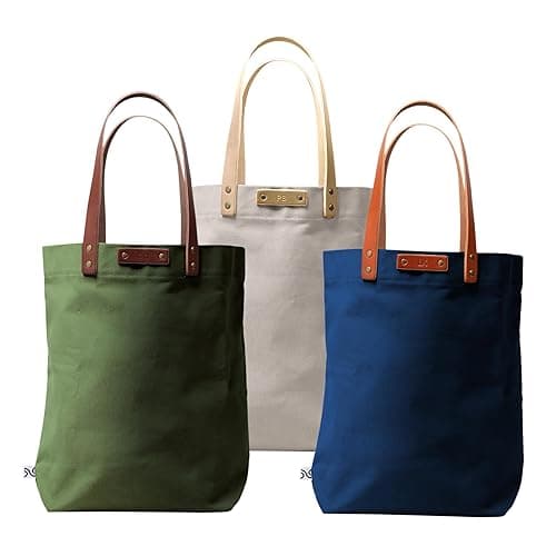 Northwind Personalized Canvas Tote Bag with Initials
