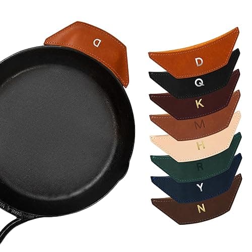 Northwind Personalized Engraved Leather Skillet Handle Cover (Secondary Handle Cover)