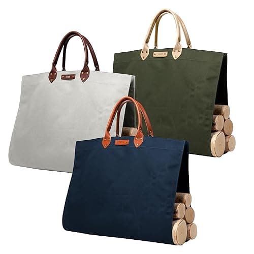 Northwind Personalized Canvas Firewood Log Carrier