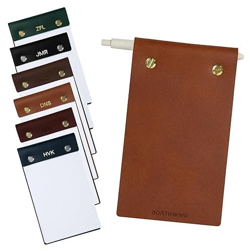  Northwind Personalized Leather Notepad Cover