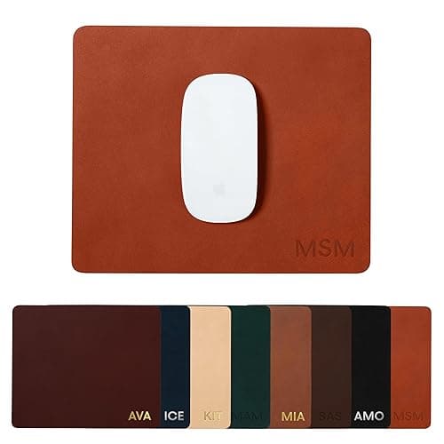 Northwind Personalized Leather Mouse Pad: 7.5” x 9” 