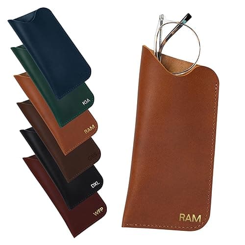 Northwind Personalized Leather Eyewear Sleeve