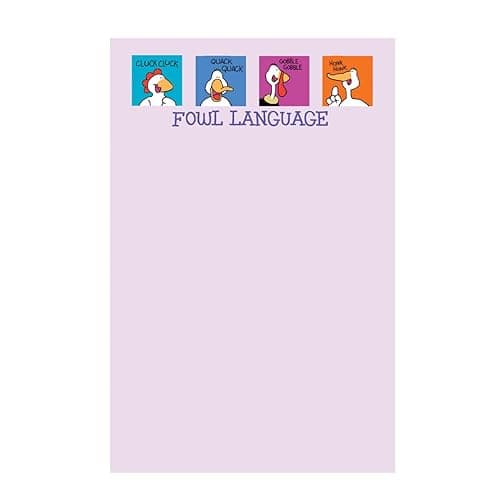 Stonehouse Collection Fowl Language – Funny To‑Do List Notepad