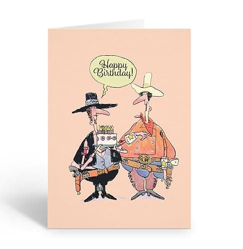Stonehouse Collection Western Birthday Greeting Card – Cowboy Design 