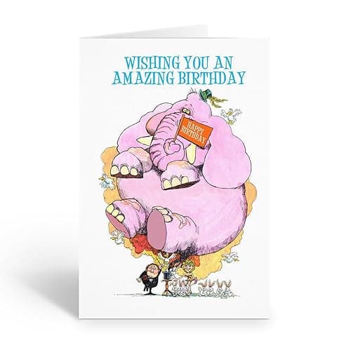 Stonehouse Collection Funny Circus Birthday Card – “Amazing Birthday”