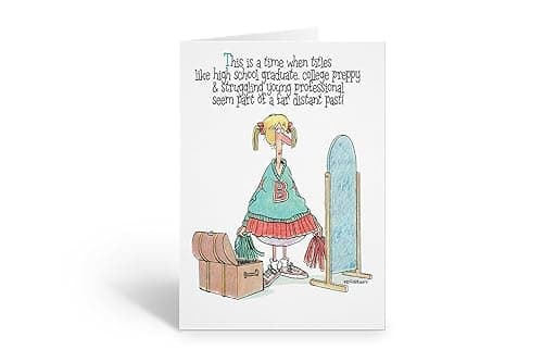 Stonehouse Collection Funny Birthday Card – “Cheer Leader” Getting Older Humor