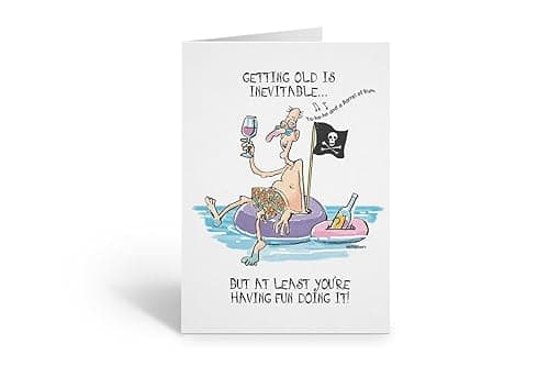 Stonehouse Collection Funny Birthday Card – “Getting Old” Buzzard Humor 