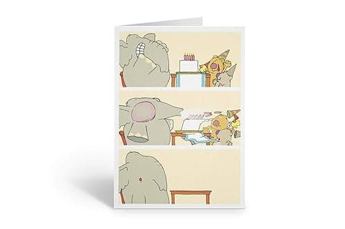 Stonehouse Collection Funny Elephant Birthday Card – “Big Blow” 
