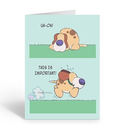 Stonehouse Collection Funny Birthday Card – “Birthday Dog” (Single 
