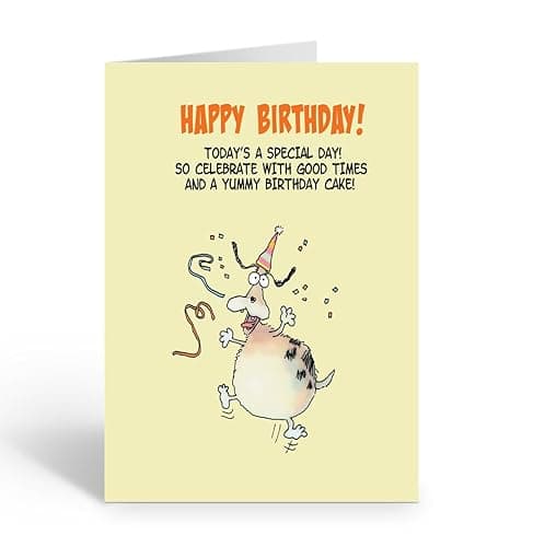 Stonehouse Collection Funny Birthday Greeting Card – “Birthday Dog 2”