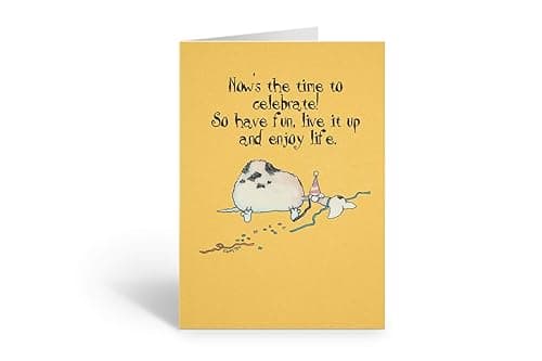 Stonehouse Collection Funny Party Dog Birthday Card – “Party Dog” 
