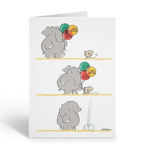Stonehouse Collection Funny Birthday Card – “Elephant”
