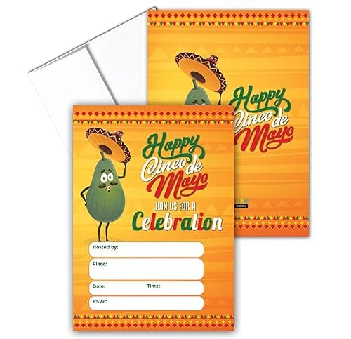 Stonehouse Collection Mexican Fiesta “Cinco de Mayo” Party Invitations