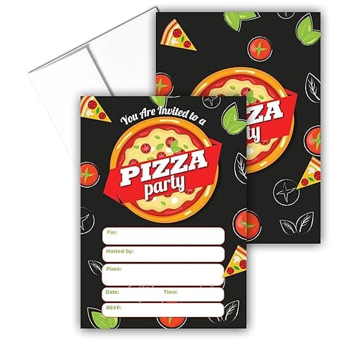 Stonehouse Collection Pizza Party Invitations