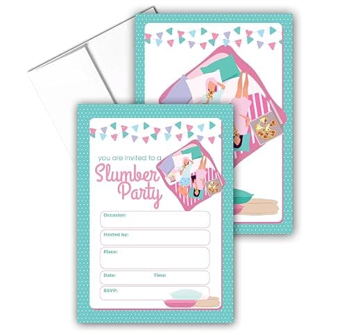 Stonehouse Collection Kids Slumber Party Invitations