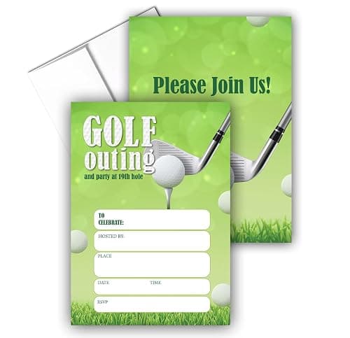 Stonehouse Collection Golf Party Invitations