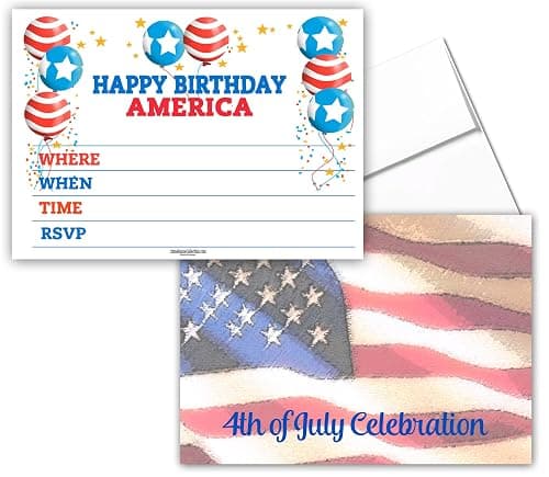 Stonehouse Collection 4th of July Party Invitations