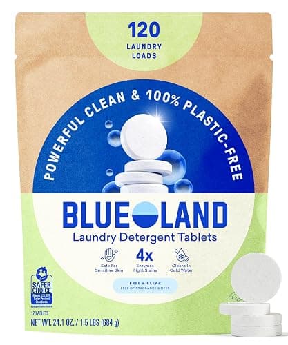Blueland Laundry Detergent Tablets — Fragrance Free & Clear