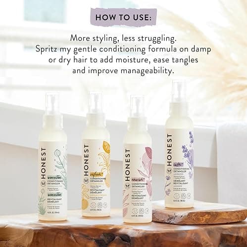 The Honest Company Fragrance‑Free Conditioning Hair Detangler