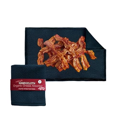 MEGA Grease Absorber — Reusable Fried Food Towel (USA‑Made, Organic Cotton)