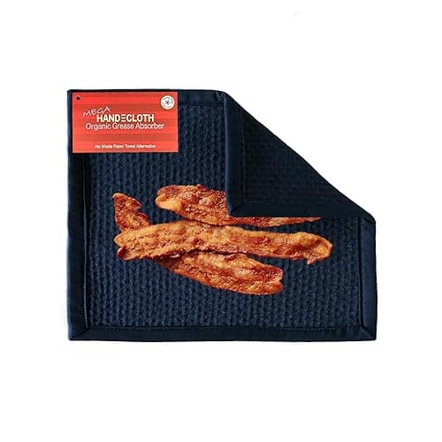 MEGA Grease Absorber — Mini 10x12 Reusable Fried Food Towel (American‑Made, Organic Cotton)